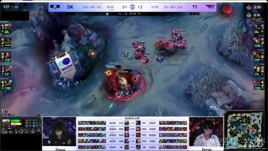 Siwoo安蓓萨巧妙反击单杀Doran雷克塞的先手突袭 Siwoo安蓓萨巧妙反击单杀Doran雷克塞的先手突袭