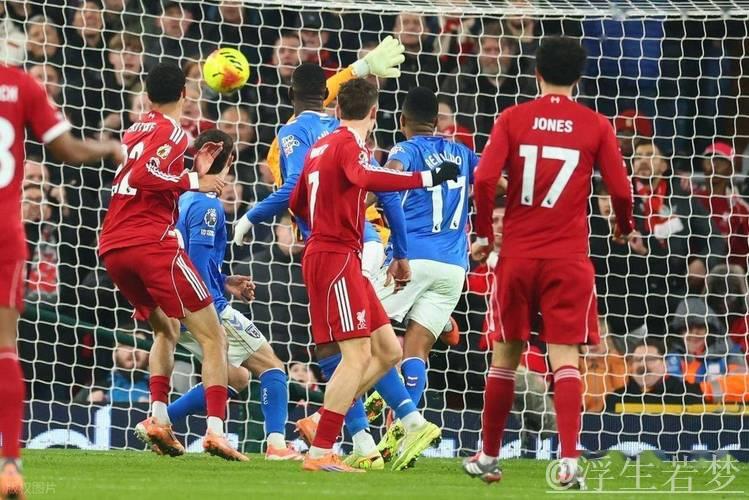 升班马逼平利物浦1-1 范戴克失误 维尔茨制造乌龙救主